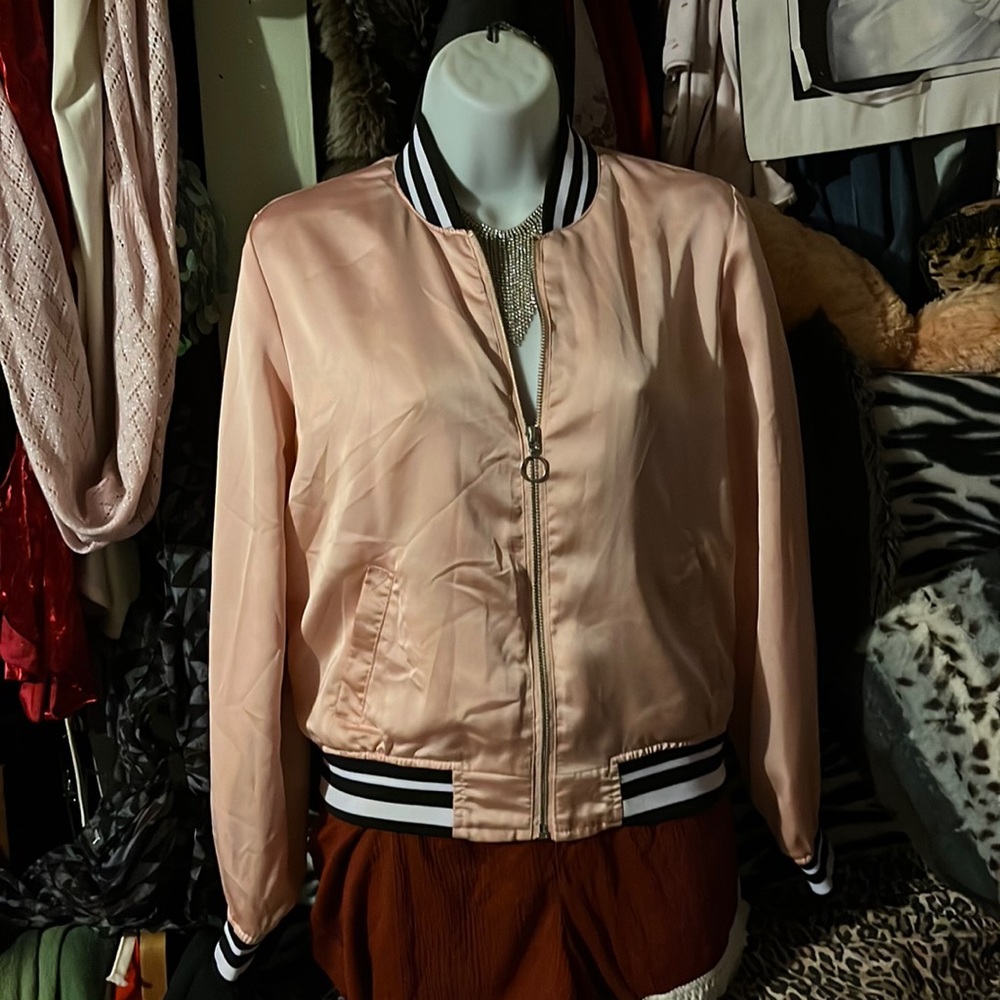 Pink casual jacket